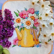 Wzór do haftu "Zapach wiosny". Autor: tvorcha_bdzhilka_ua