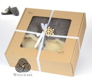 Ciepłe Kapcie Męskie Damskie Świąteczne Pantofle Ocieplane Prezent 41 42