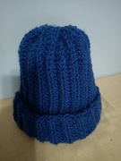 Czapka wywijania jasno fioletowa damska, młodzieżowa 