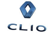 Znaczek i napis Clio