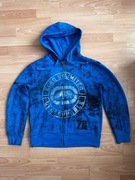 Bluza Ecko Unltd. ZIP hoodie 00s vintage niebieska z kapturem mma