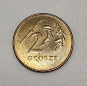 2gr grosze 1991 real foto mennicza Stan 1/-1 patyna