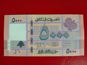 Liban 5000 Funtów 2021r. P-91c UNC