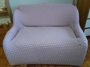 Pokrowiec na kanapę 90-140 cm, różowy.