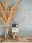 Drewniany domek oliwka/orzech dekoracja