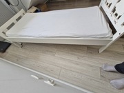 Łóżko dzieciece 70*160, ikea plus materac i barierka ochronna