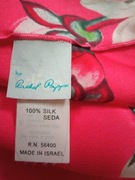 Diva by Rachel Pappo Made in Israel apaszka jabłoń 148x 75 cm jedwab silk