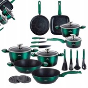 Zestaw garnków Zilner MARMUR aluminiowe 21 el  PREMIUM