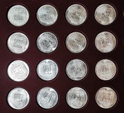 zestaw 16 monet 200 zł t.zw. mapek z PRL