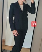 Czarna marynarka zara