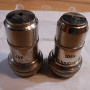 Mikroskop objektiw- Vintage  45x, 105x Leitz? Zeiss?