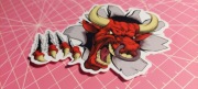 BYK BULL MOTOCROSS NAKLEJKA STICKERS