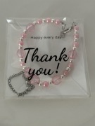 Bransoletka różowa