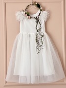 Biała sukienka Paula Midi