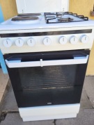 Kuchenka gazowo-elektr. Amica ,biała szeroka 50 cm,palniki2gazowe,2elektr