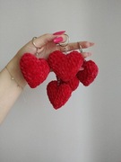 Breloczek serduszko ręcznie robiony, prezent na Walentynki