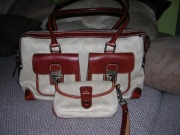  DOONEY & BOURKE VINTAGE PŁÓTNO+SKÓRA