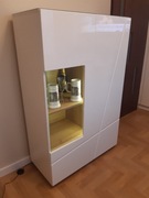 WYPRZEDAŻ GARAŻOWA Witryna Futura, biała, wysoki połysk