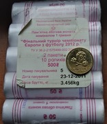 UKRAINA 1uah EURO 2012