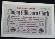 " Ros.108e 50 Mio.Mark 1.9..1923......za 2,99 zł "