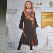 Harry Potter strój Hermiony 6/8 lat Sukienka z kapturem