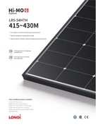 Moduł fotowoltaiczny LONGI Explorer LR5-54HTH 430W BF