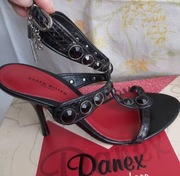 KAREN MILLEN sandały skóra naturalna 37/24 cm 