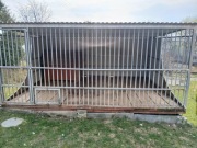 Kojec dla psa z blachy drewno podobnej 