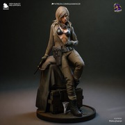 Figurka druk 3D żywica "  EVA - Metal Gear Solid Delta - F1409 " - 227 mm