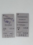 Magnes Bilet Linderei (Lipinka Głogowska) - Schlawa / Glogau