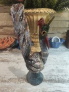 Kogut rzeźba ludowa autorstwa Krzysztofa Grodzickiego