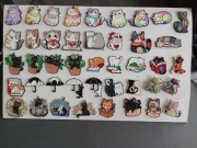 Broszka przypinka zawieszka pin piny szpilka odznaka kot kotek kotki 