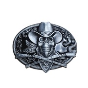 Klamra do Paska Western Skull Cowboy Country