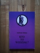 książka "kto to widział?" Tadeusz Robak 