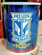 Lech Poznań prezent dla kibica pilka nożna prezent dla niego kubek Ceramicz