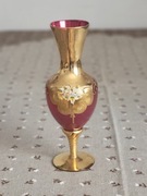 pozłacany wazon z Murano