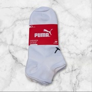 3 pary Skarpetki skarpety Sneaker Puma oryginalne 39-42 białe krótkie