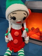 Elf Święta handmade szydełko ręcznie robiony