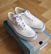 Białe tenisówki Toms nowe 35.5, 22cm, trampki damskie sznurowane