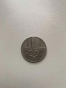 Moneta 20 zł z 1973 r.  PRL Obiegowa Vintage Antyk