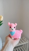Alpaka, lama na szydełku handmade, dekoracja 
