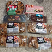 Zestaw ciast 8x ciasta strucla makowiec