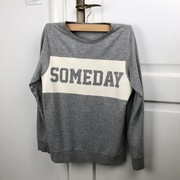 Szara bluza z napisem SOMEDAY – rozmiar ok. 158/164