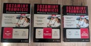 Zestaw: Egzaminy Prawnicze Ministerstwa Sprawiedliwości 2025 Tom 1,2,3