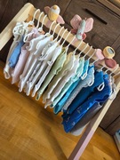 H&M + inne zestaw 18 szt. paczka ubranka dla dziewczynki wyprawka body