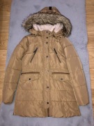 Kurtka zimowa Bershka rozm L kolor camel ciepła 