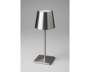 DUDALIGHT bezprzewodowa lampka LED USB-C srebrna IP54 37 cm