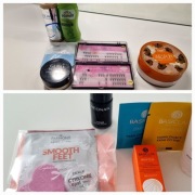 Neonail lakier hybrydowy kosmetyki  zestaw puder 