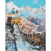 Malowanie po numerach 40x50 Wielki mur chiński 