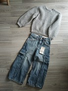 Komplet firmy Zara dla dziewczynki w rozmiarze 116